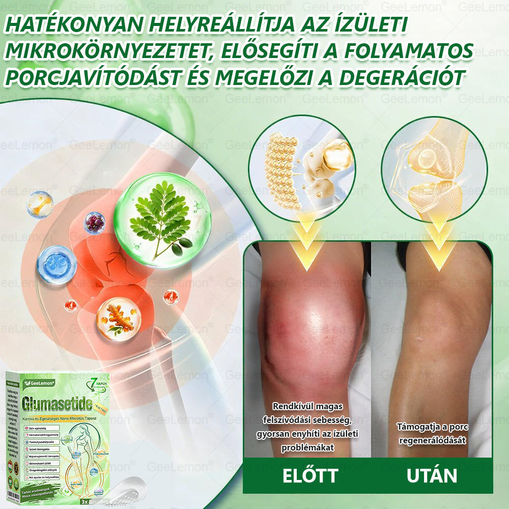 ✅Moringa · Berberine × NAD+ 10-in-1 Advanced Nano GeeLemon® Glumasetide 8az 1-ben Karcsú és EgészségesNano Mikrotűs Tapasz (Napi 1alkalom – látható változásakár 7 nap alatt) ✅ Elhízásra,bőrfeszesítésre,cukorbetegségre, alvásiapnoéra, ízületekre stb HU