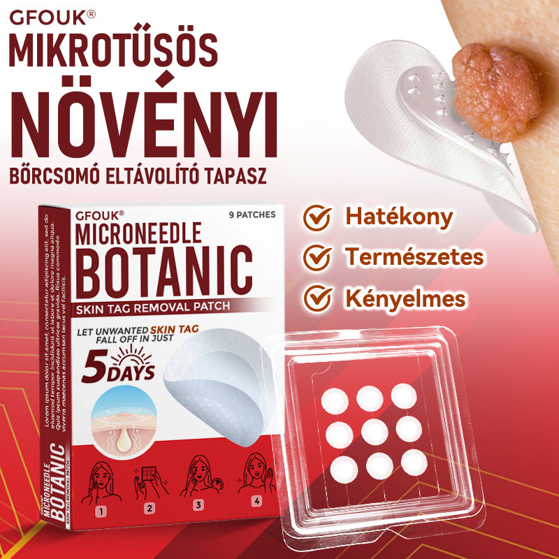 ✨GFOUK® Mikrotűs növényi bőrkinövés eltávolító tapasz