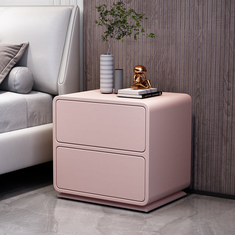 Italian mini installation-free solid wood bedside table