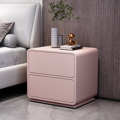 Italian mini installation-free solid wood bedside table