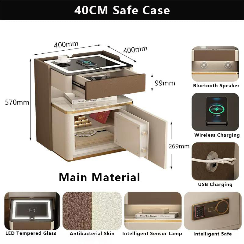 Bluetooth speaker + password lock + touch light + wireless charging + USB