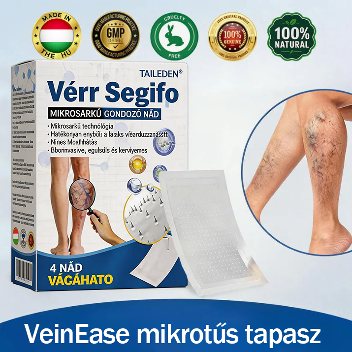 🏆🇭🇺👨‍⚕️✅TAILEDEN® VeinEase Mikrotűs Kezelő Tapasz⚡Azonnali Megkönnyebbülés, Hosszú Távú Eredmények