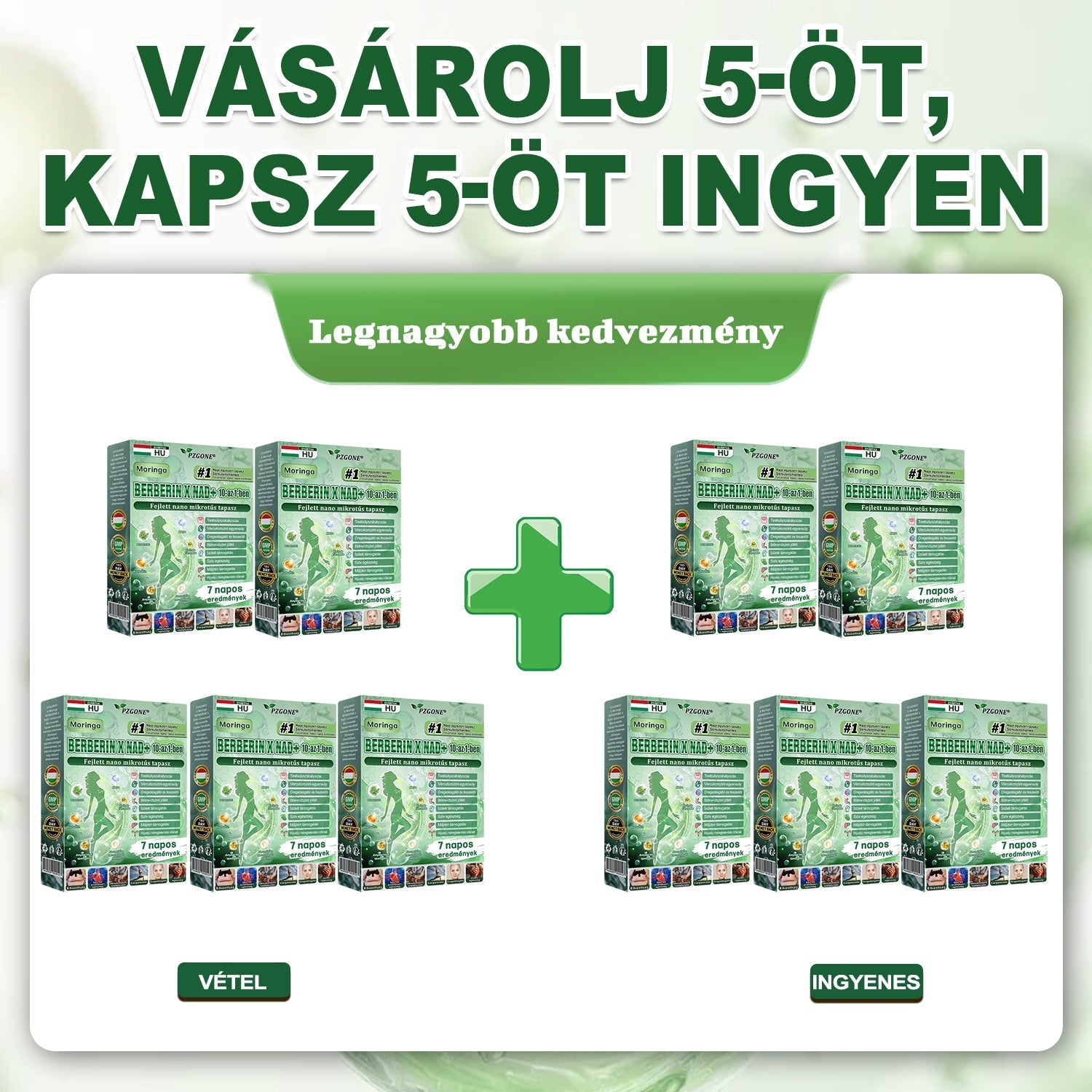 🎁Vegyél 5-öt, kapsz 5-öt ingyen – Akár 41 kg fogyás